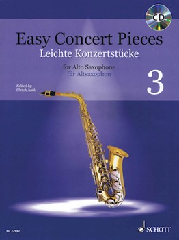 Easy Concert Pieces Volume 3 by Various - Ulrich Junk - for Alto Sax
