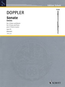 Sonata for 2 Flutes and Piano Op 25 [flute duet]