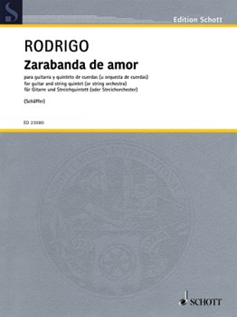 Zarabanda De Amor: from the Ballet Pavana Real (1955) by Rodrigo Joaquin for Score and Parts