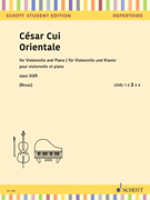 Cui - Orientale, Op. 50, No. 9, for Cello and Piano