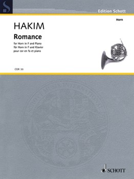Romance by Naji Hakim for French Horn and Piano