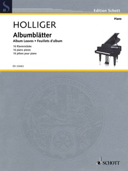 Album Leaves by Holliger Heinz for Piano