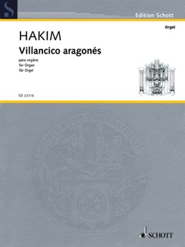 Villancico Aragones by Naji Hakim for Organ