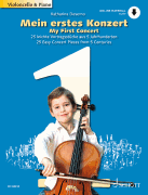 My First Concert - 25 Concert Pieces from 5 Centuries for Cello and Piano - Book/Audio