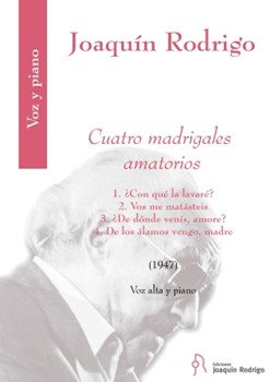 Cuatro Madrigales Amatorios - for High Voice and Piano