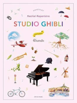 Studio Ghibli Recital Repertoire for Piano Duet - Intermediate