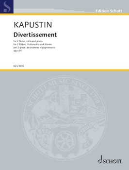 Divertissement, Op. 91 - for 2 Flutes, Cello, Piano Score and Parts