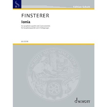 Ionia - for Saxophone Quartet and 2 Percussion Score and Parts