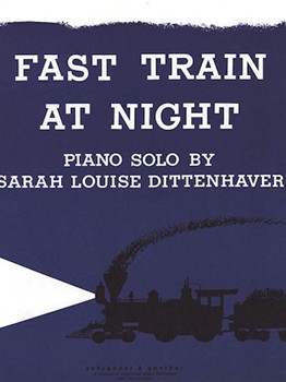 Fast Train at Night by Dittenhaver Sarah Louise for