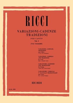 Variazioni appendi (all voices): Traditional Cadenzas by Ricci Luigi for