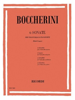 6 Sonatas by Boccerrini - Piatti/crepux - for Cello Solo