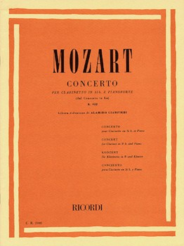 Concerto In B-flat (k 622) by Mozart Wolfgang Amadeus - Giampieri - for Clarinet Solo