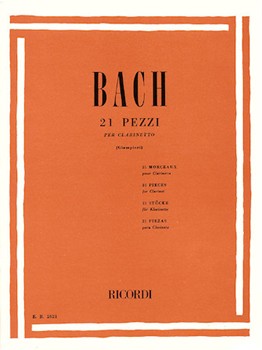 21 Pieces by Bach Johann Sebastian - Giampieri - for Clarinet Solo
