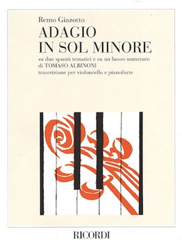 Adagio In G Minor by Albinoni Tomaso - Giazotto - for Cello and Piano