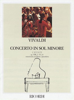 Concerto In G Min l'estate Opus 8 #2 by Vivaldi Antonio Lucio - Gazzelloni - for Flute and Piano