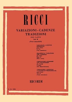 Variations and Cadenzas of Rossini - Appendix No. 2 by Ricci Luigi for
