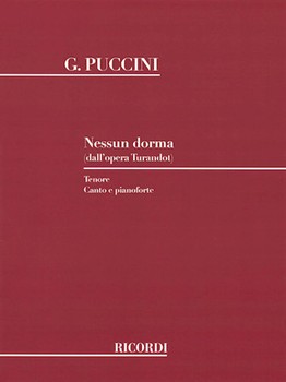 Nessun Dorma by Puccini Giacomo for High Voice