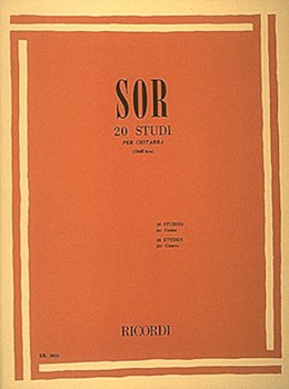20 Studies by Sor Fernando - Dell'ara Mario - for Guitar