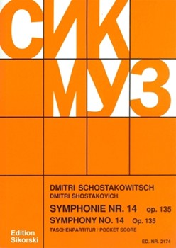 Symphony #14 Op. 135 by Shostakovich Dmitri for Mini Score