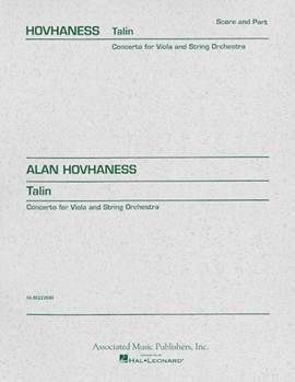 Talin Concerto by Hovhaness Alan for