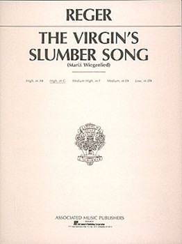 Virgin's Slumber Song by Reger Max - G Major - for High Voice