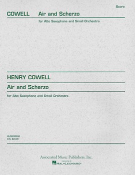 Air and Scherzo by Cowell Henry for Score