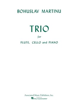 Trio For Flute Cello & Piano by Martinu Bohuslav for Instrument Duet