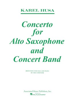 Concerto for Alto Saxophone and Concert Band Alto Sax