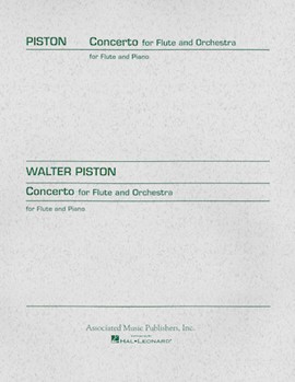 Concerto for Flute and Orchestra by Piston Walter for Flute