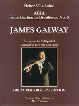 Aria Bachianas Brasileiras No. 5 by Villa-Lobos Heitor for Flute