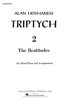 Beatitudes Triptych 2 Opus 100 by Hovhaness Alan for SATB