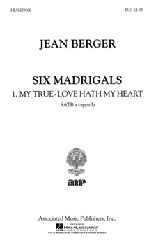 My True Love Hath My Heart by Berger for SATB
