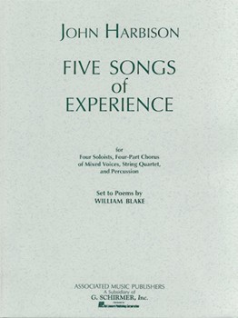 Five Songs of Experience by Harbison John for SATB