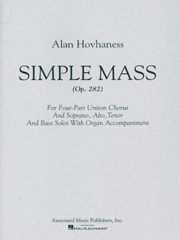 Simple Mass by Hovhaness Alan for SATB