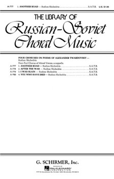 Another Road A Cappella by Shchedrin Rodion for SATB