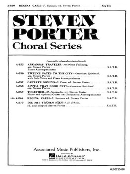 Regina Caeli by Suriano F - Porter Steven - for SATB