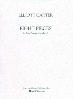 8 Pieces For 4 Timpani by Carter Elliott for Timpani Unaccompanied
