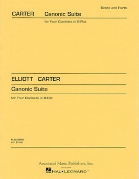 Canonic Suite by Carter Elliott for Clarinet