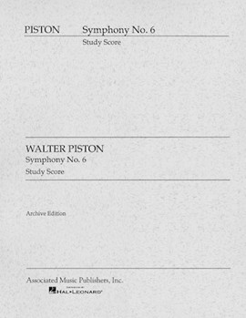 Symphony No. 6 (1955) by Piston Walter for Score