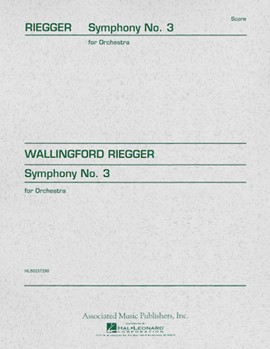Symphony No. 3 Op. 42 by Riegger Wallingford for Score