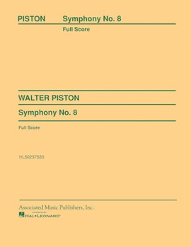 Symphony No. 8 (1965) by Piston Walter for Score