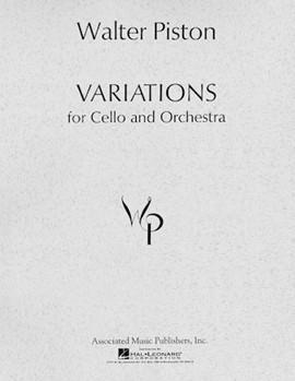 Variations for Cello and Orchestra (1966) by Piston Walter for Score