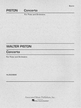 Concerto (1971) by Piston Walter for Score