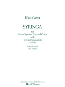 Syringa (1978) by Carter Elliott for Score