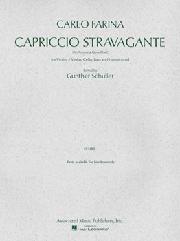 Capriccio Stravagante (An Amusing Quodlibet) by Farina Carlo - Gunther Schuller - for Score