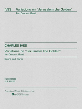 Variations On jerusalem The Golden by Ives Charles - Keith Brion - for Brass Section w/ Band