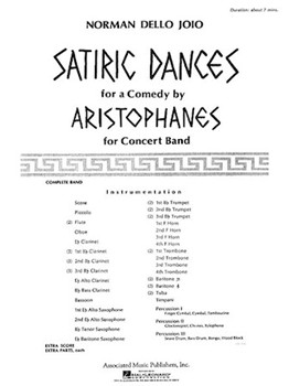 Satiric Dances by Dello Joio Norman for Full Score