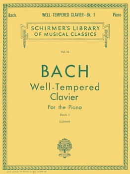 Well-Tempered Clavier Book 1 by Bach Johann Sebastian - Czerny - for Piano
