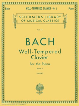 Well-Tempered Clavier Book 2 by Bach Johann Sebastian - Czerny - for Piano