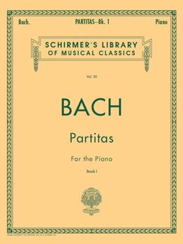 Partitas - Book 1 - Schirmer Library of Classics Volume 20 Piano Solo